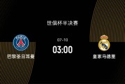 世俱杯半决赛-巴黎3-0皇马：新王对决旧王，名帅少帅斗法，足坛一哥之争|前瞻